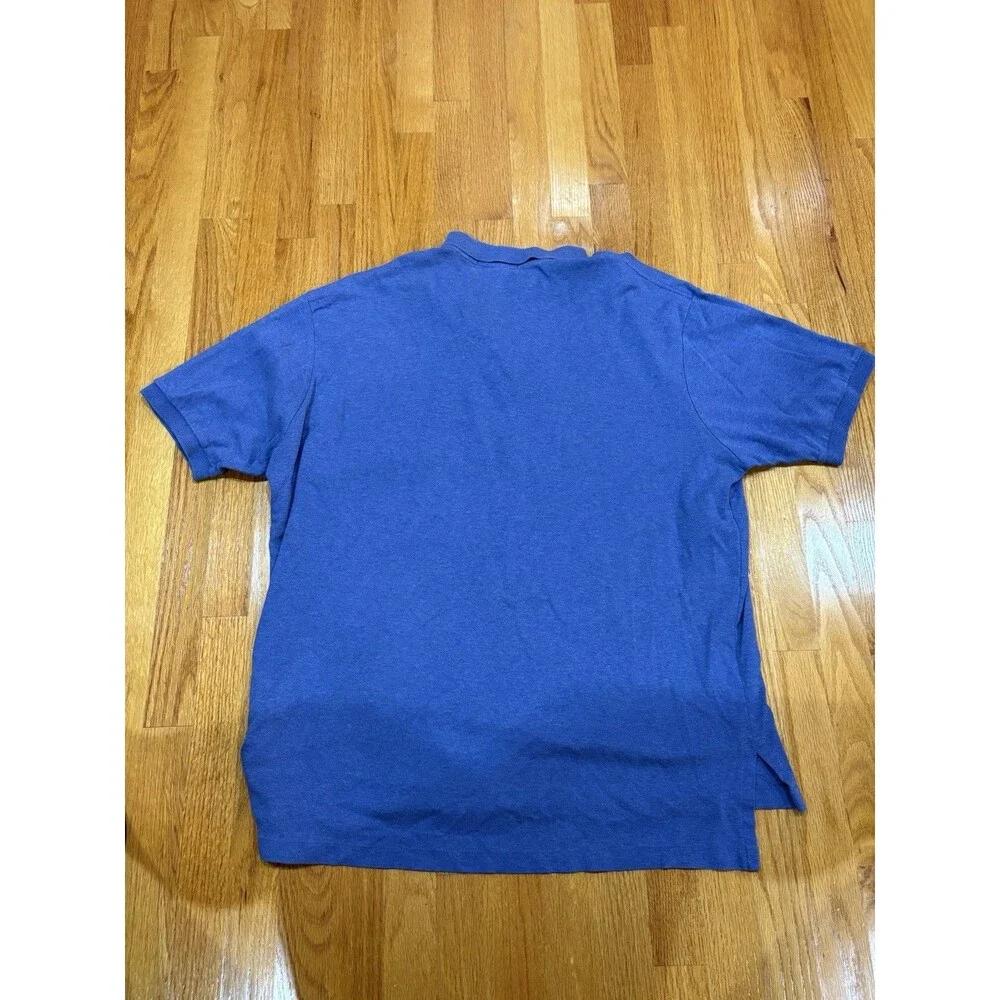 Polo Ralph Lauren Super soft Pima Cotton Heather Blue Polo Flesh Pony Men's XXL